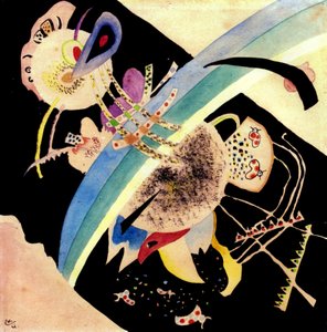 Studie für Kreise auf Schwarz, 1921
